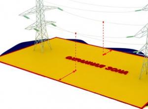 Protection zones of power transmission lines: regulatory documents, dimensions, benefits